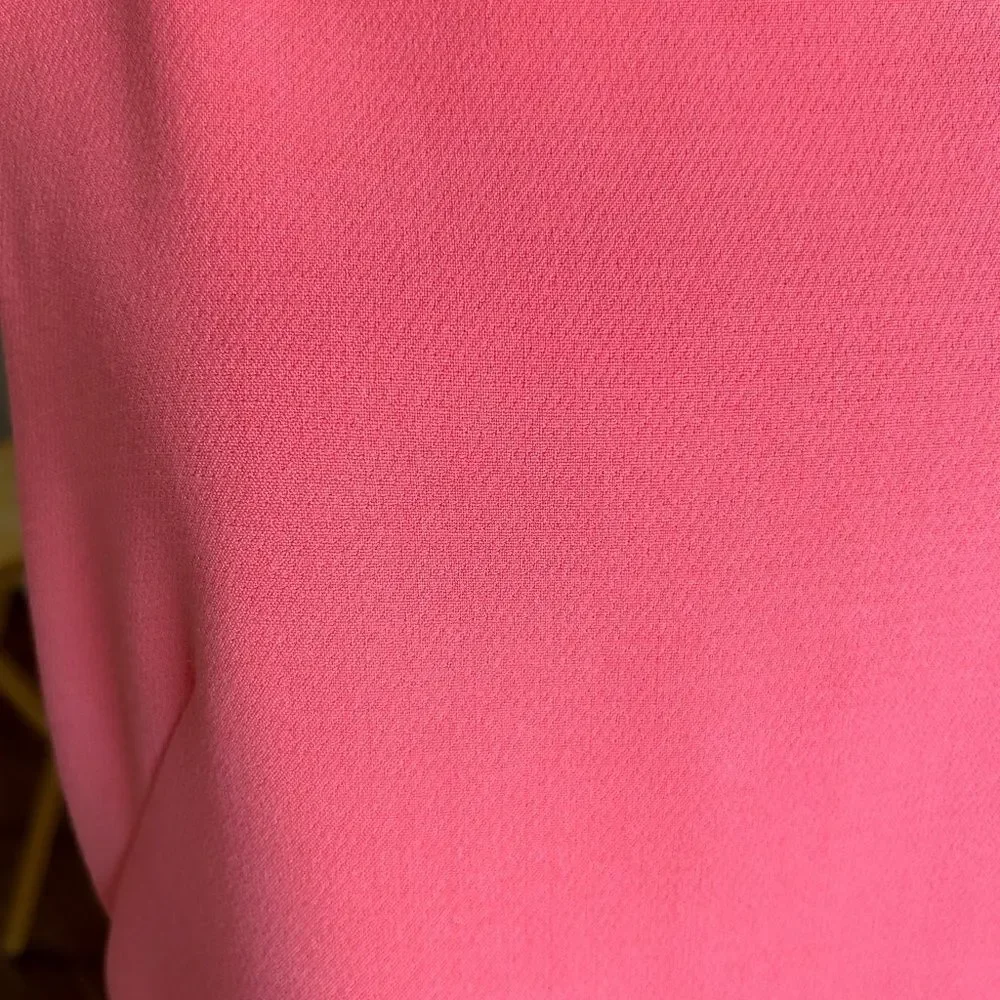 Ann Taylor Pink Sheath Dress Bateau Neckline Sleeveless